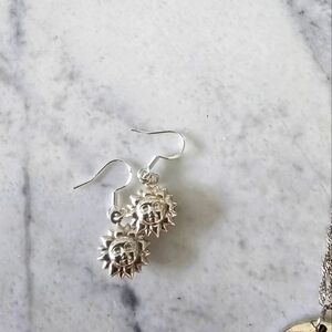 Sterling Silver "Sun" EARRING *New*